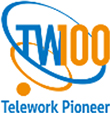 Selected as Top 100 pioneers in telework