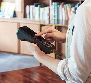 CAFIS®端末の使用風景