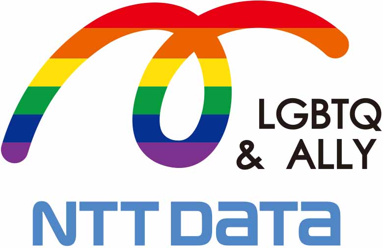 図2：ALLY（アライ）ロゴ。LGBTQの支援者であることを示す。