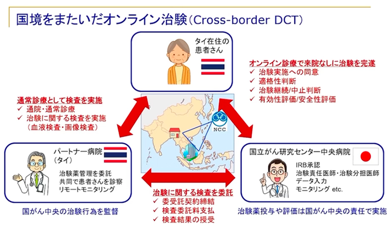 図3：フルリモート型DCTのスキーム（Cross-Border）