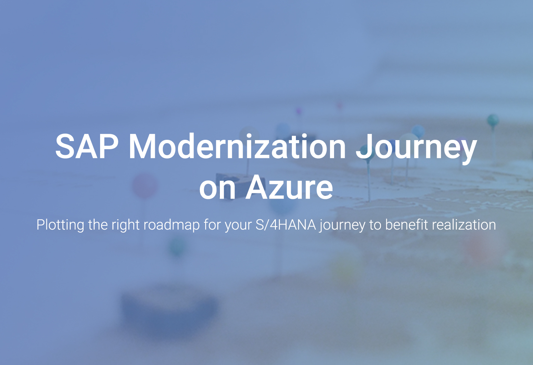 SAP Modernization Journey on Azure