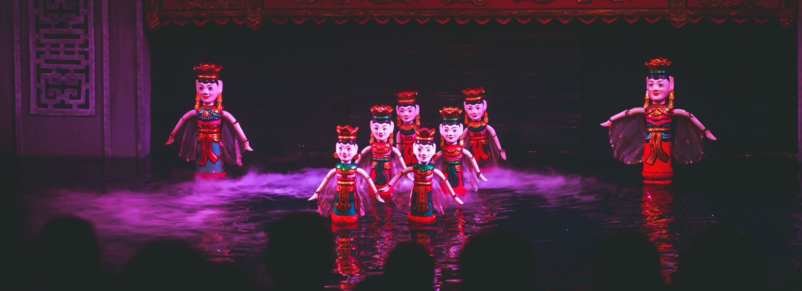 Traditional Vietnamese water puppet